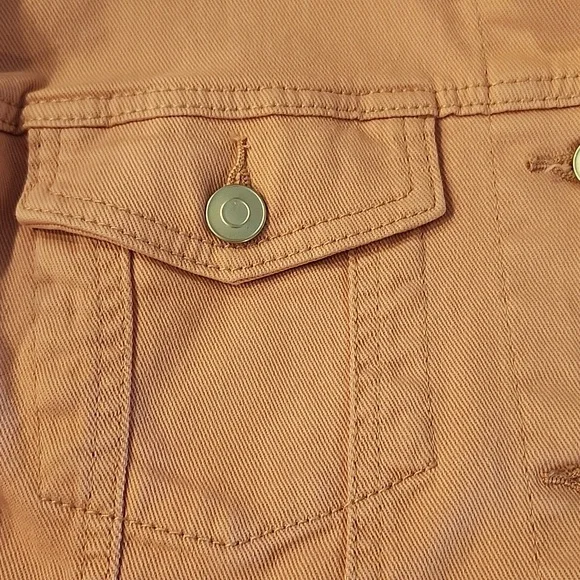 Time and Tru Women's Denim Cotton Jacket Size L 12/14 NWOT never worn - Picture 5 of 13